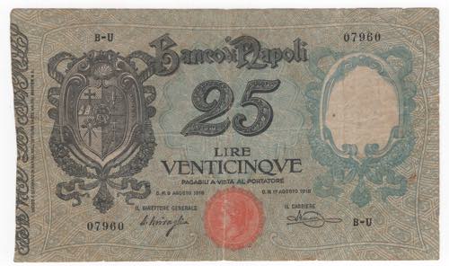 Regno dItalia - Banco di Napoli - ... 