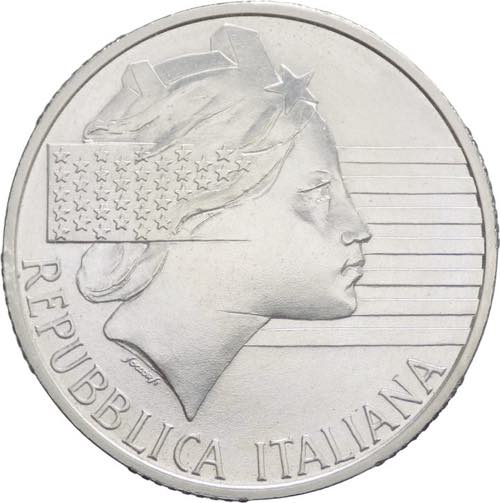 Italia - Moneta da Lire 10000 - ... 