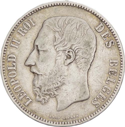 Belgio - Leopoldo II (1865-1909) 5 ... 