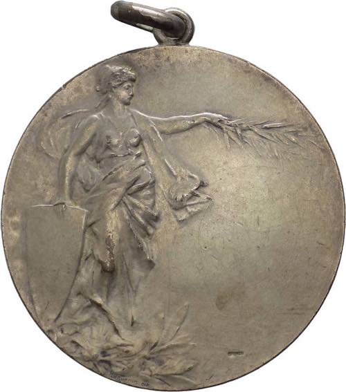 Italia - medaglia in stile Liberty ... 