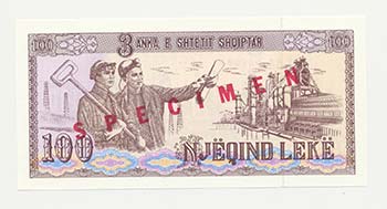 ALBANIA - Banconota 100 Leke 1991 ... 