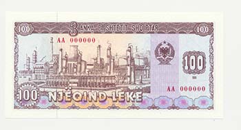 ALBANIA - Banconota 100 Leke 1991 ... 