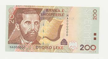 ALBANIA - Banconota 200 Leke 2001 ... 