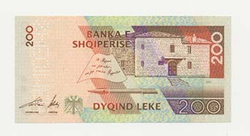 ALBANIA - Banconota 200 Leke 2001 ... 