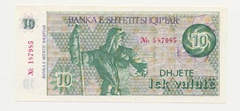 ALBANIA - Banconota 10 Lek Valute ... 