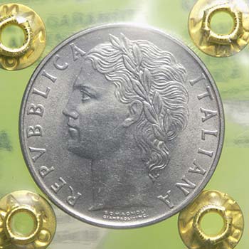 100 Lire Minerva 1955 - ... 