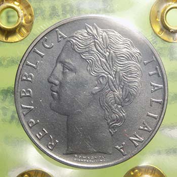 100 lire Minerva 1960 FDC