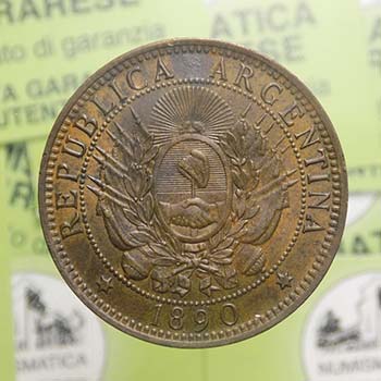 Argentina - 2 dos centavos 1890 - ... 