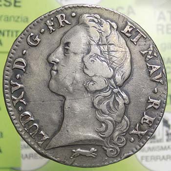 Francia - Luigi XV(1715-1774) Ecu ... 