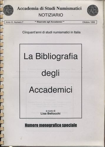 BELLOCCHI L. - La bibliografia ... 