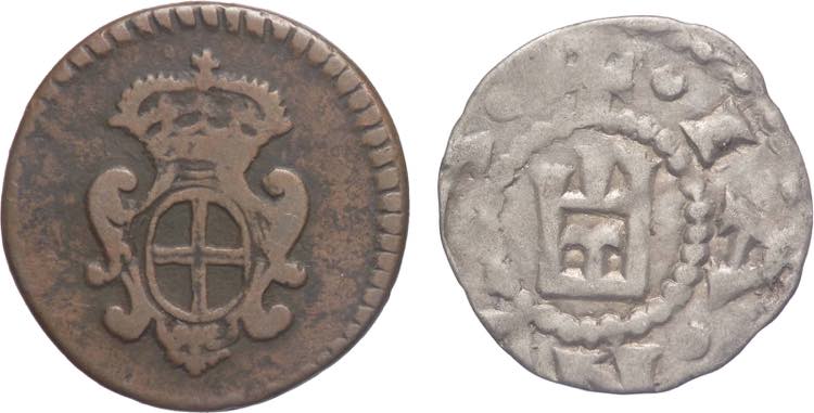 Genova - lotto di 2 monete (4 ... 
