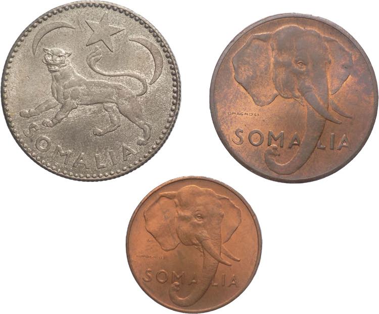 AFIS (1950) - lotto di 3 monete - ... 