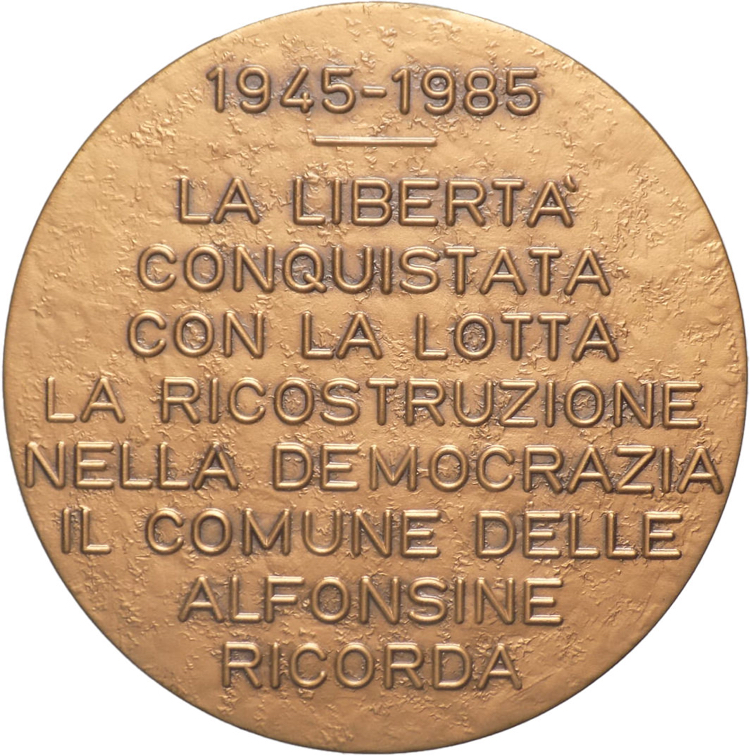 Medaglia Comune di Alfonsine per ... 