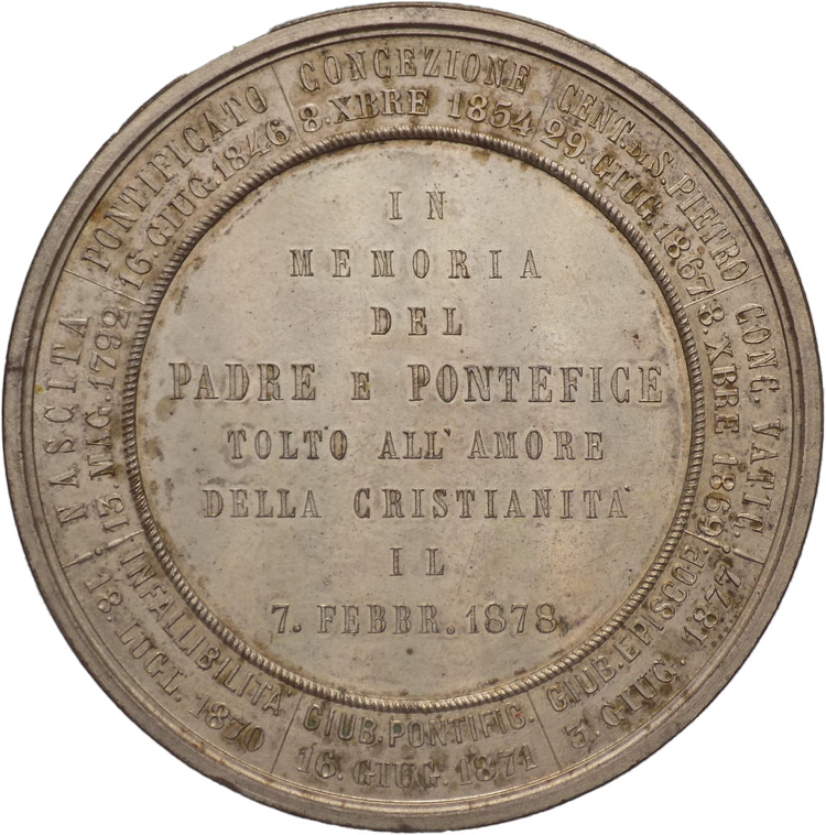 Medaglia - Pio IX (1846-1878) In ... 