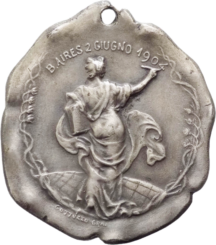 Argentina - Medaglia 2 Giugno 1904 ... 