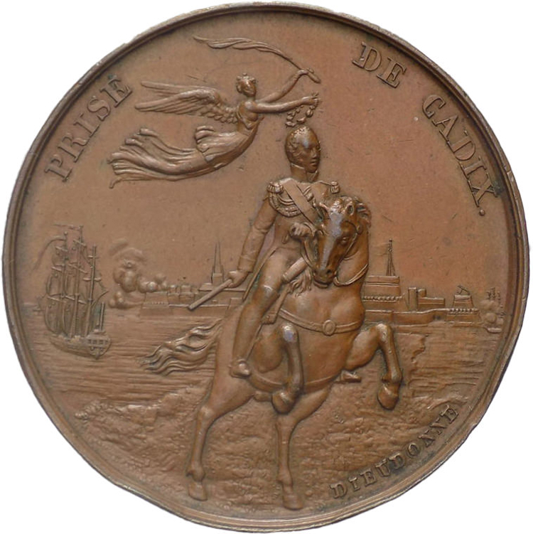 Medaglia - Francia - Luigi XVIII ... 