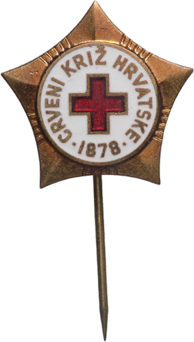 Spilla - Croce Rossa Croazia 1878 ... 