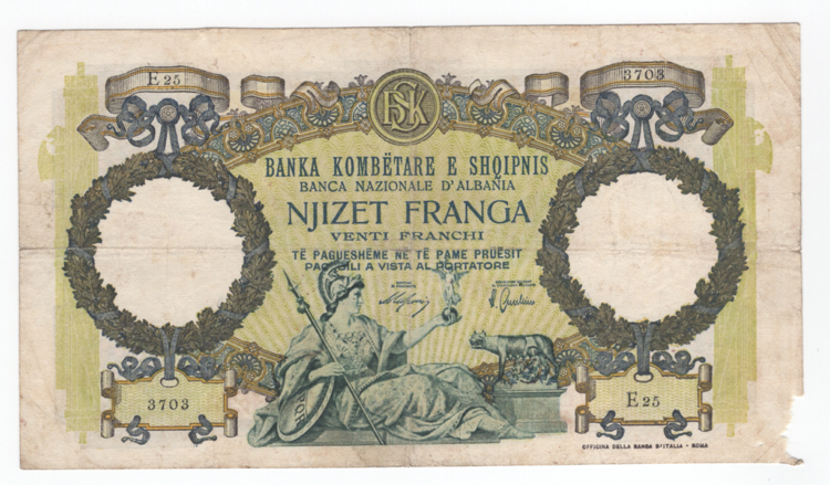 Banca Nazionale dAlbania - 20 ... 