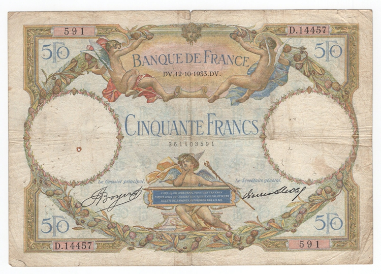 Francia - Banca di Francia - 50 ... 