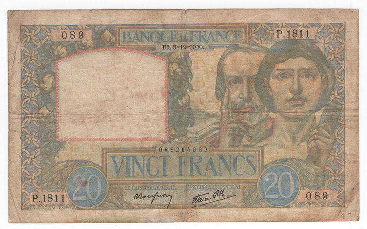 Francia -  Banca di Francia - 20 ... 