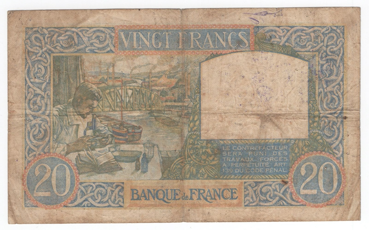 Francia -  Banca di Francia - 20 ... 