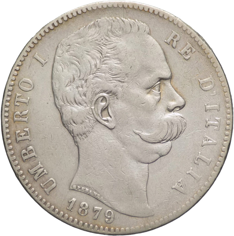 Umberto I (1878- 1900) - 5 lire ... 