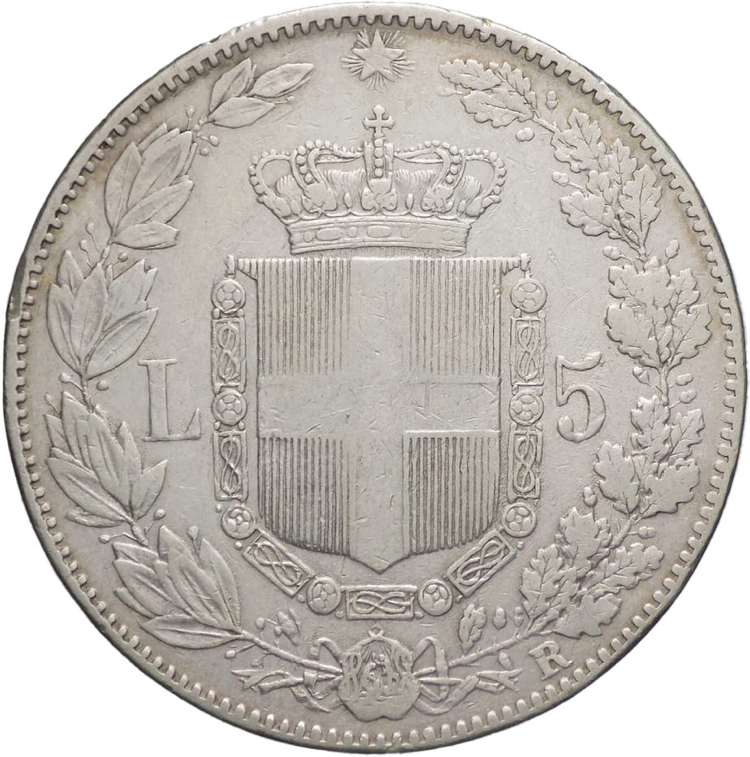 Umberto I (1878- 1900) - 5 lire ... 