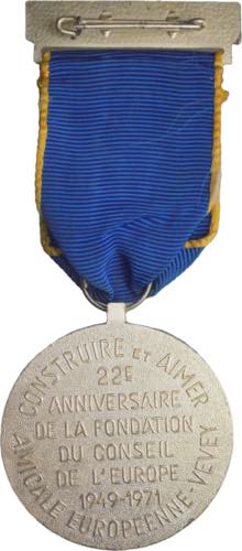Medaglia Alcide De Gasperi 1971 - ... 