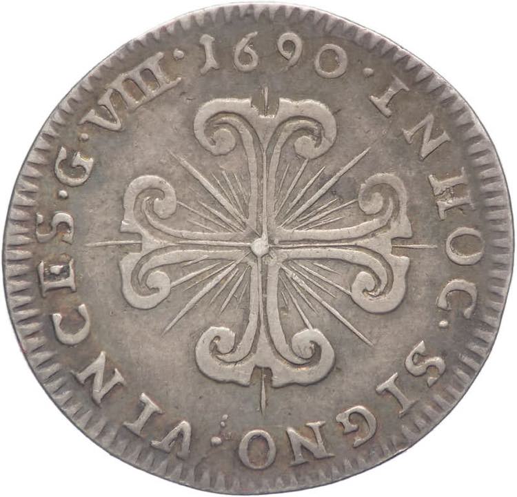 Napoli - 8 Grana 1690 - Carlo II ... 
