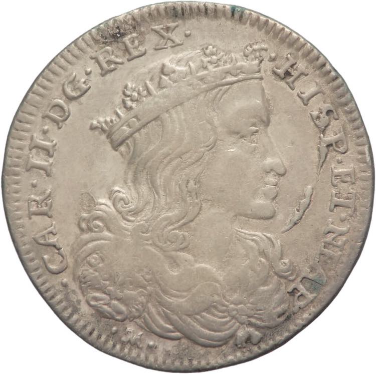 Napoli - 20 grana 1692 - Carlo II ... 