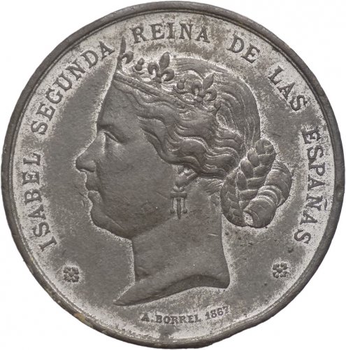 Spagna - Medaglia Isabella III ... 