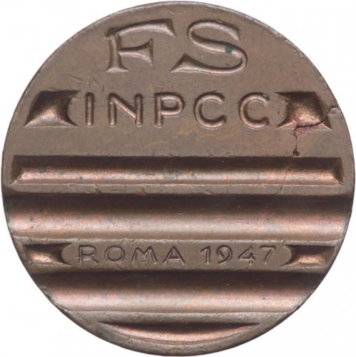 Gettone - FS INPCC Roma 1947