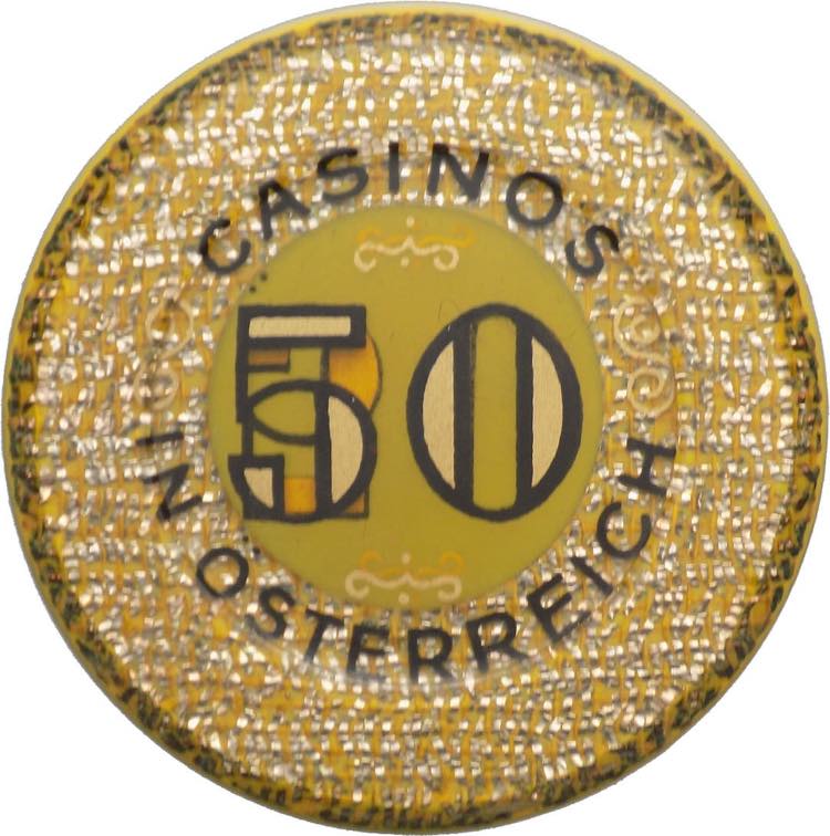 Austria - Fiche da 50 - Casinos in ... 
