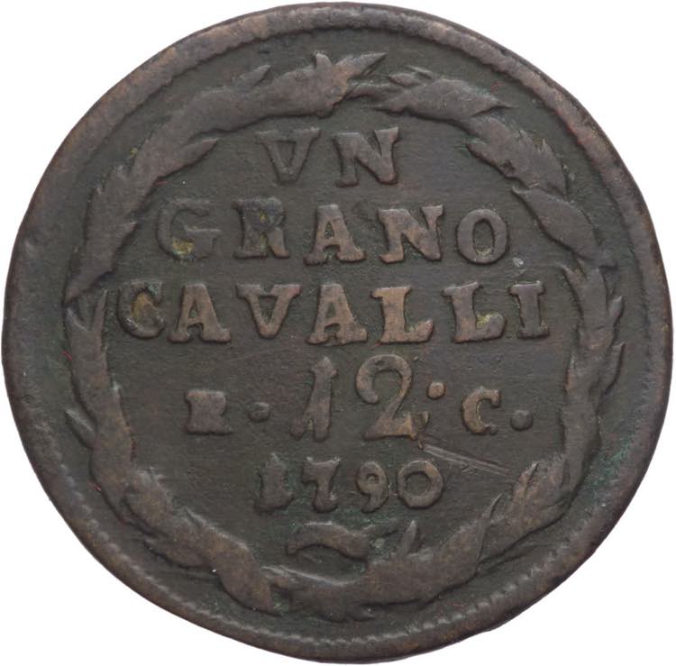 Napoli - 1 Grano 1790 - Ferdinando ... 