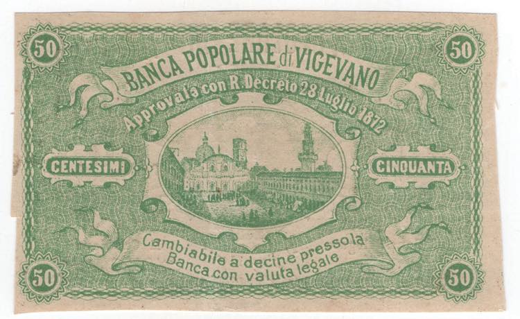 Banca di Vigevano - 50 Centesimi ... 
