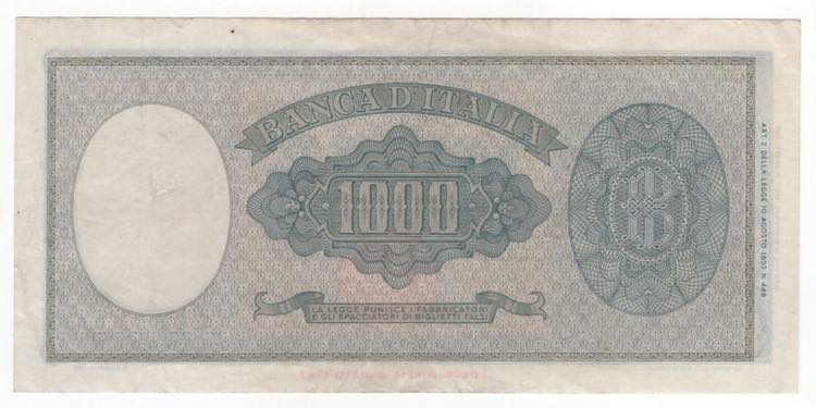 Repubblica - 1.000 Lire 1947 - ... 