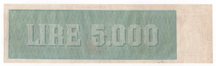Repubblica - 5.000 Lire 28/01/1948 ... 