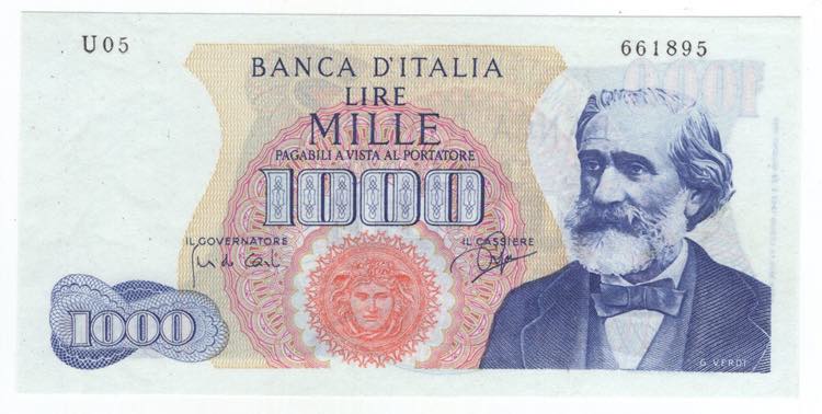 Repubblica - 1000 Lire 14/07/1962 ... 
