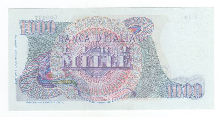 Repubblica - 1.000 Lire 1963 - ... 
