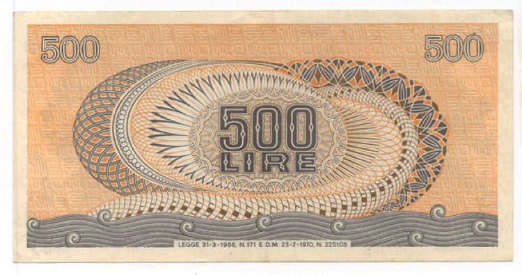 500 Lire - Aretusa - decr. ... 