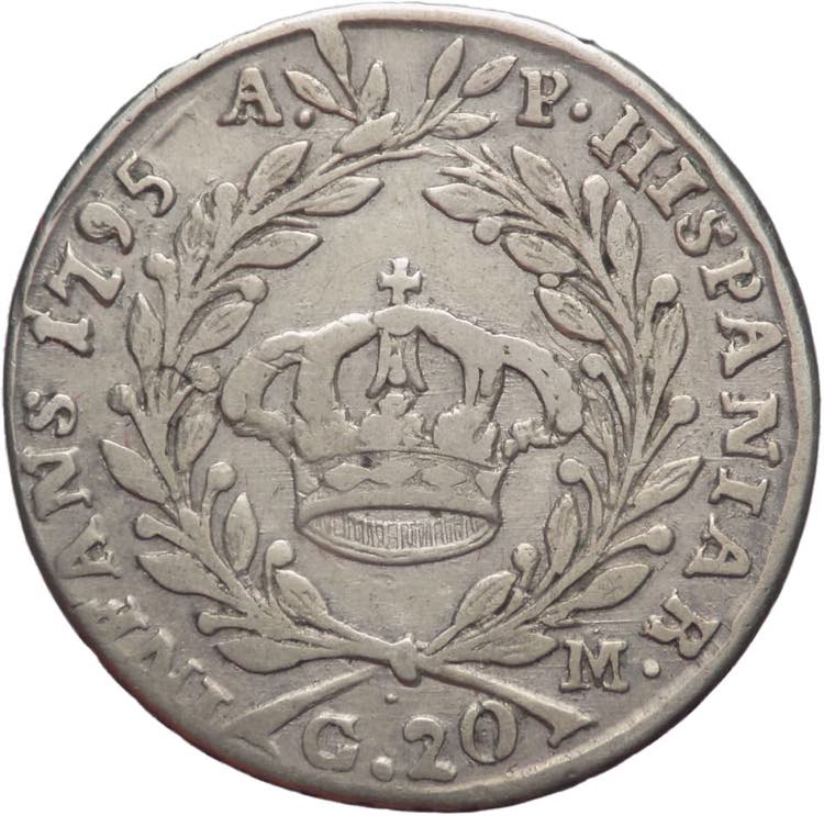 Napoli - 20 grana 1795 - ... 