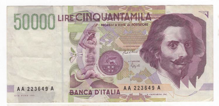 Repubblica - 50.000 Lire 1992 - ... 