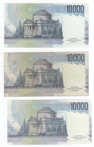 Repubblica - lotto 3 banconote da ... 