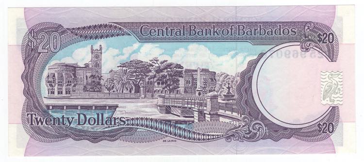 Banconota Barbados - 20 Dollars ... 