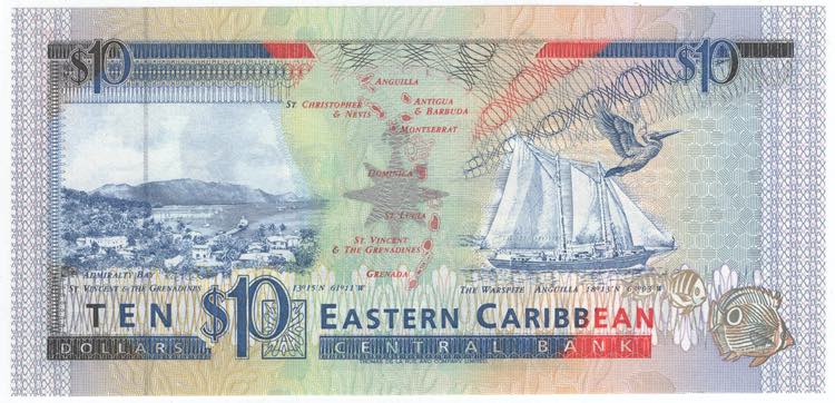 Banconota Stati dei Caraibi ... 