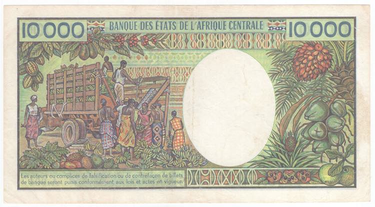 Banconota Ciad  - 10.000 Francs ... 
