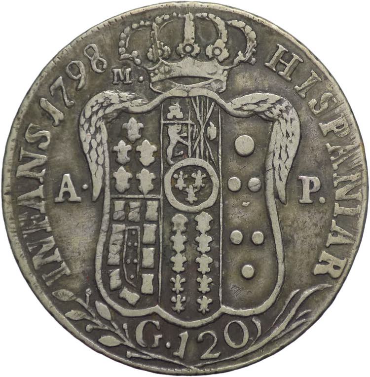 Regno di Napoli - 1 Piastra 1798 - ... 