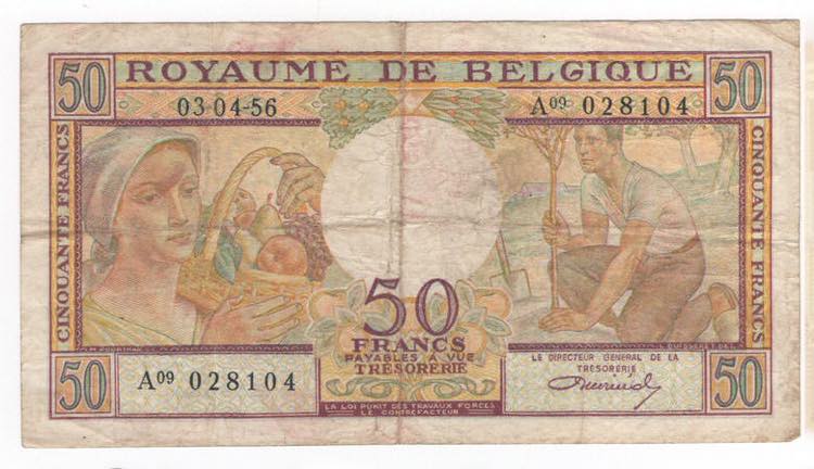 Belgio - Baudouin I (1951-1993) 50 ... 
