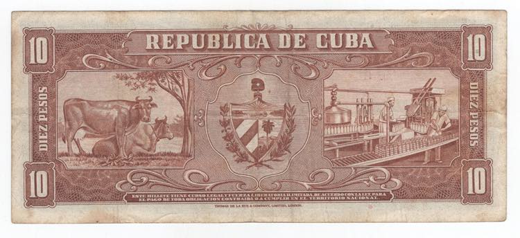 Cuba - 10 Pesos 1960 - P# 88b