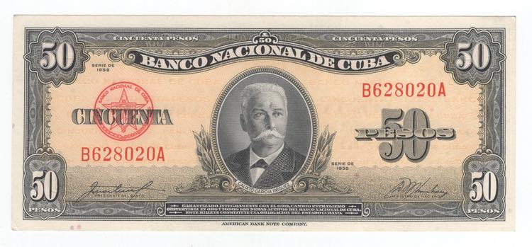 Cuba - 50 Pesos 1958 - P# 81b